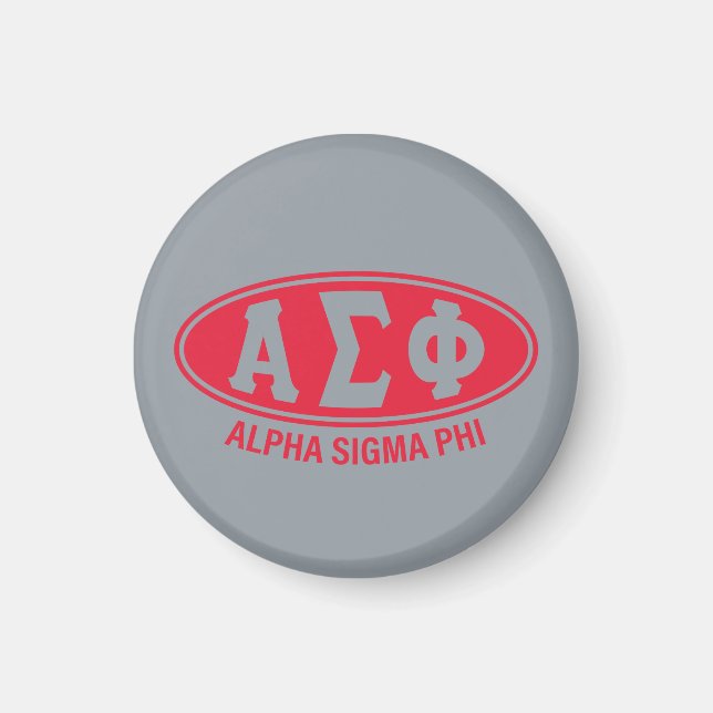 Alpha Sigma Phi | Vintage Magnet (Front)