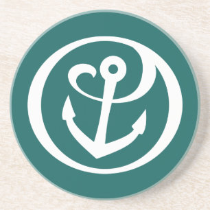 Alpha Sigma Tau Anchor Coaster