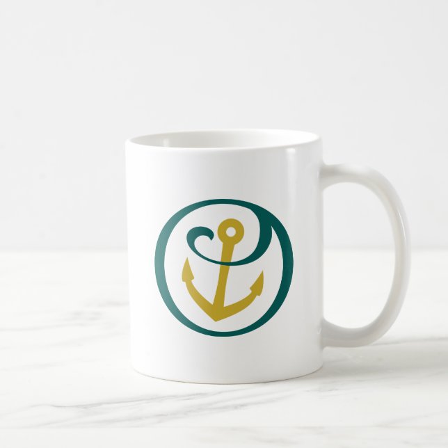 Alpha Sigma Tau Anchor Mark Coffee Mug (Right)