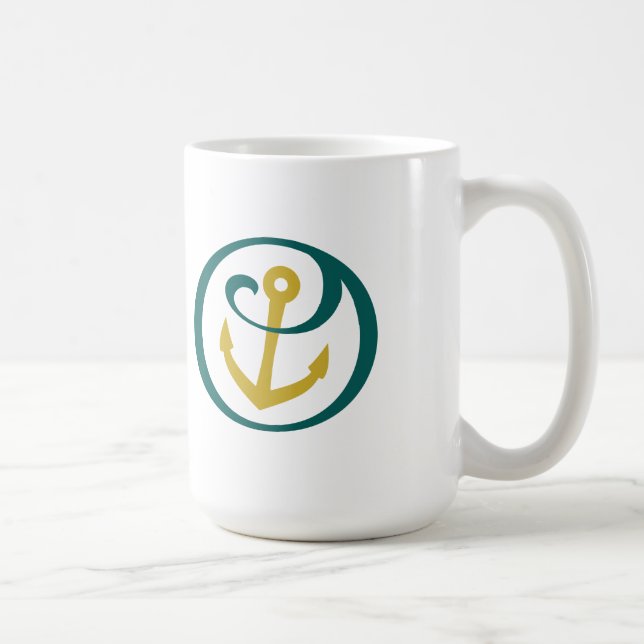 Alpha Sigma Tau Anchor Mark Coffee Mug (Right)