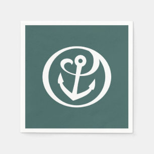 Alpha Sigma Tau Anchor Napkins