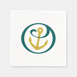 Alpha Sigma Tau Anchor Napkins