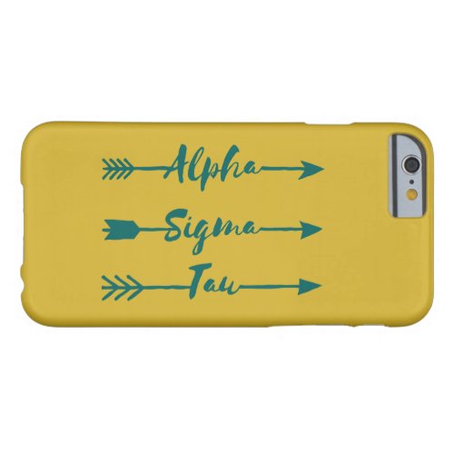 Alpha Sigma Tau Arrow Barely There iPhone 6 Case