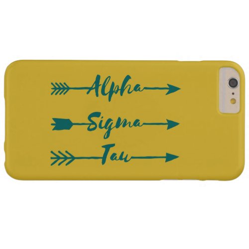 Alpha Sigma Tau Arrow Barely There iPhone 6 Plus Case