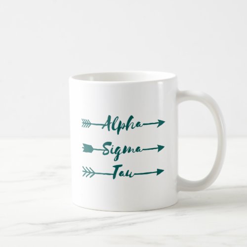 Alpha Sigma Tau Arrow Coffee Mug