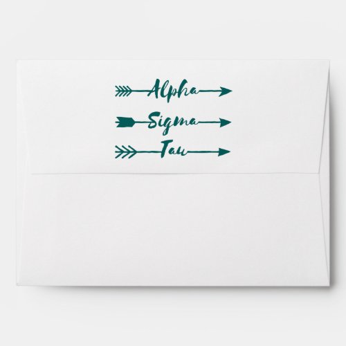 Alpha Sigma Tau Arrow Envelope