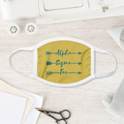 Alpha Sigma Tau Arrow Face Mask