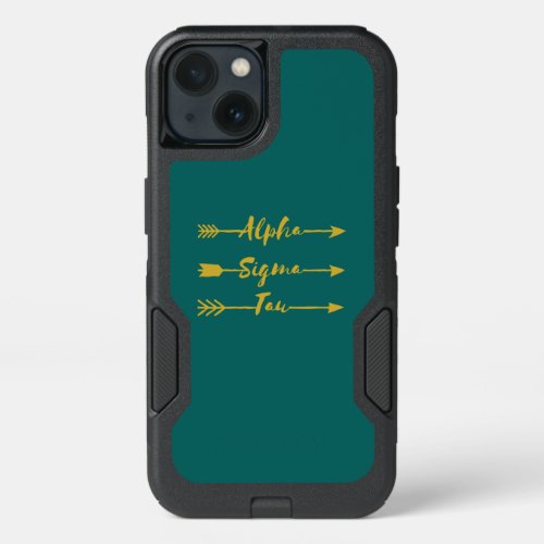 Alpha Sigma Tau Arrow iPhone 13 Case