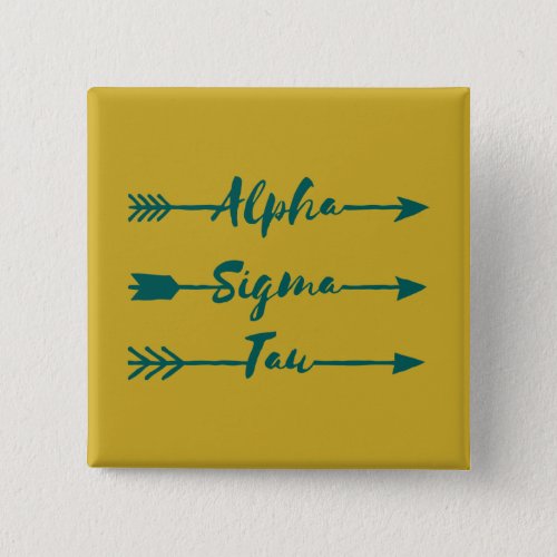 Alpha Sigma Tau Arrow Pinback Button