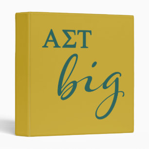 Alpha Sigma Tau Big Script Binder