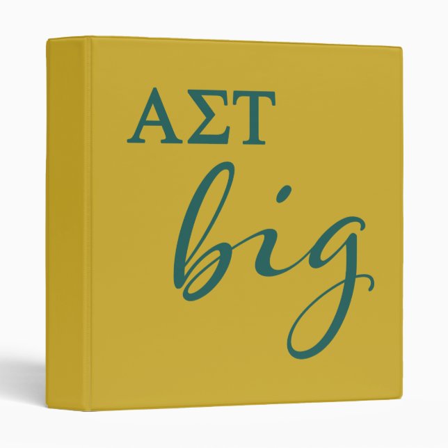 Alpha Sigma Tau Big Script Binder (Front/Spine)