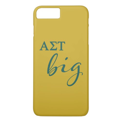 Alpha Sigma Tau Big Script iPhone 8 Plus7 Plus Case