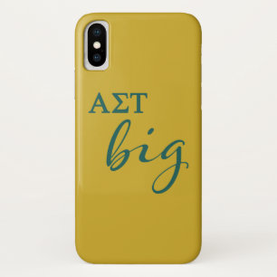 Alpha Sigma Tau Big Script iPhone X Case