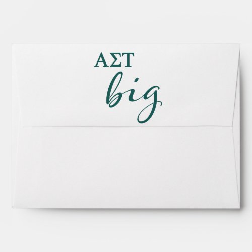 Alpha Sigma Tau Big Script Envelope