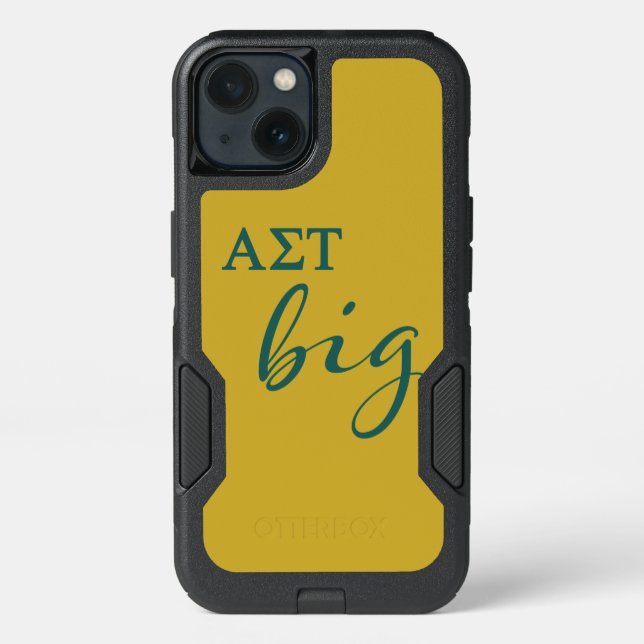 Alpha Sigma Tau Big Script Otterbox iPhone Case (Back)