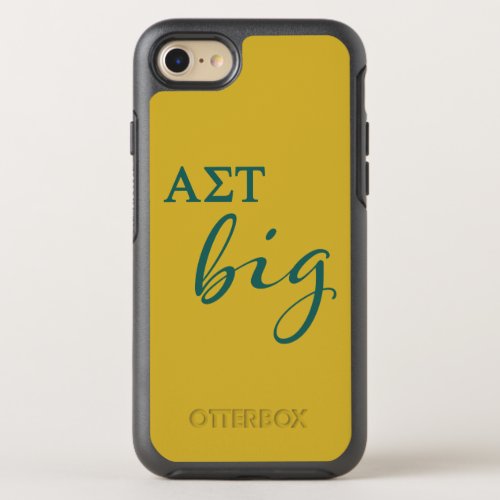 Alpha Sigma Tau Big Script OtterBox Symmetry iPhone SE87 Case