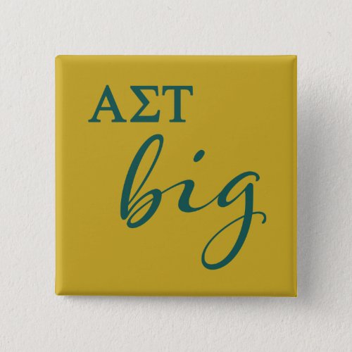 Alpha Sigma Tau Big Script Pinback Button