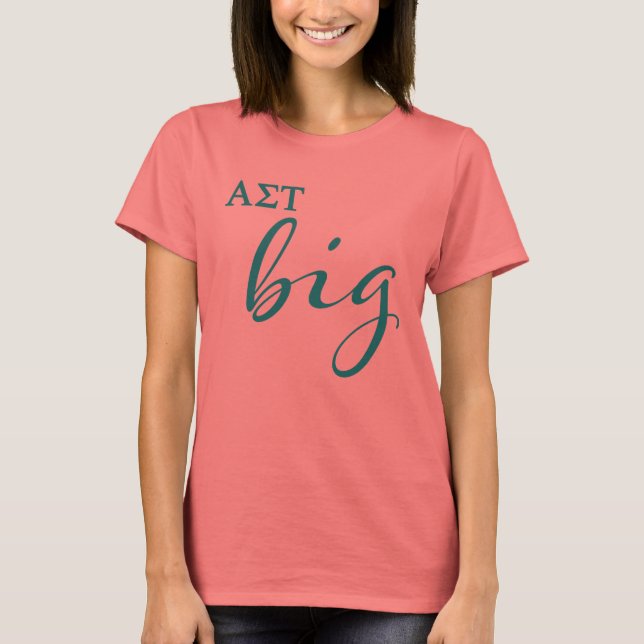Alpha Sigma Tau Big Script T-Shirt (Front)