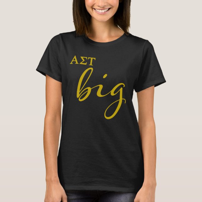 Alpha Sigma Tau Big Script T-Shirt (Front)