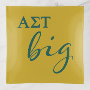 Alpha Sigma Tau Big Script Trinket Tray