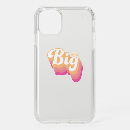 Alpha Sigma Tau  Big Speck iPhone 11 Case