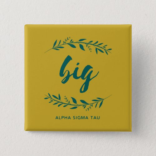 Alpha Sigma Tau Big Wreath Button