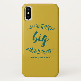 Alpha Sigma Tau Big Wreath iPhone X Case