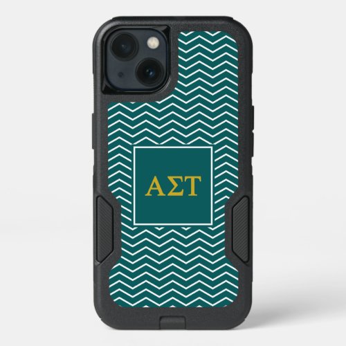 Alpha Sigma Tau  Chevron Pattern iPhone 13 Case