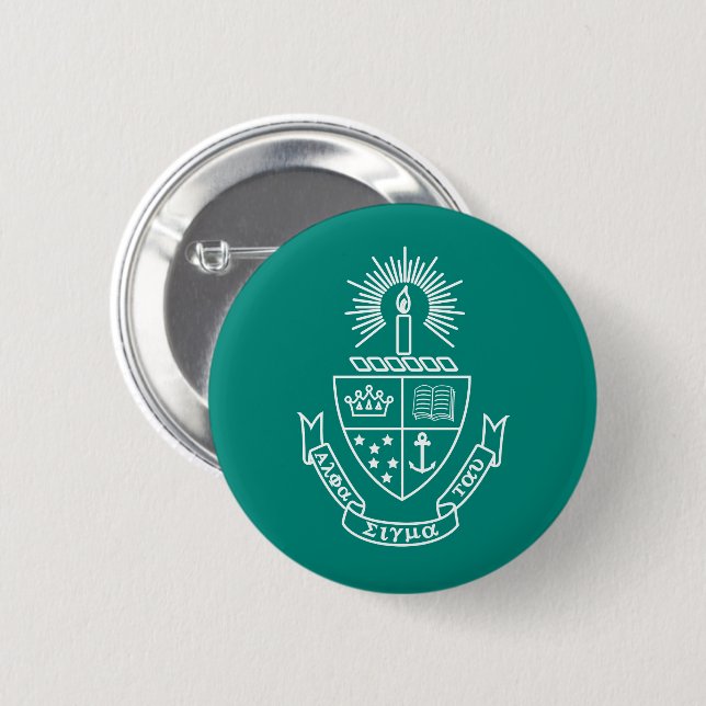 Alpha Sigma Tau Crest Button (Front & Back)