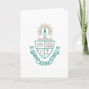 Alpha Sigma Tau Crest Card