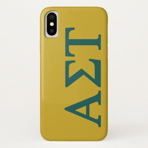 Alpha Sigma Tau Lil Big Logo iPhone X Case