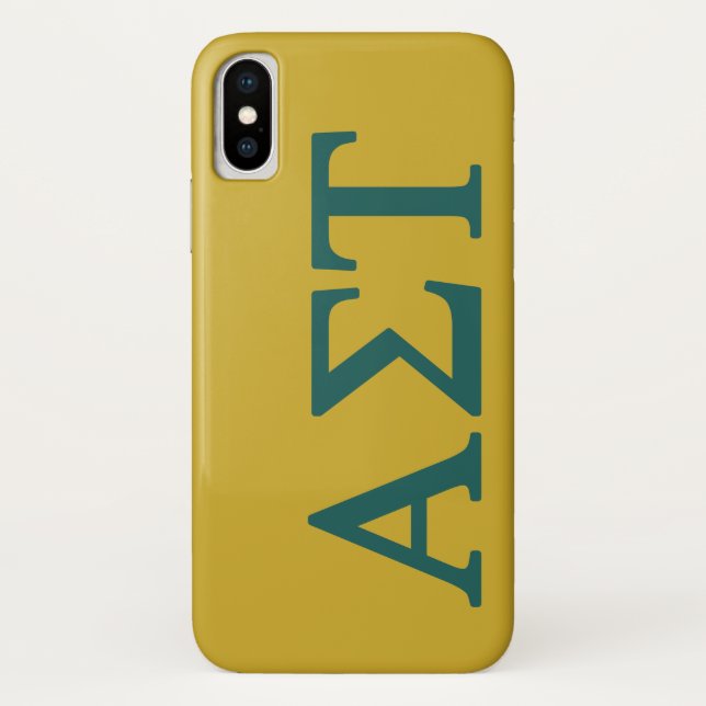 Alpha Sigma Tau Lil Big Logo Case-Mate iPhone Case (Back)