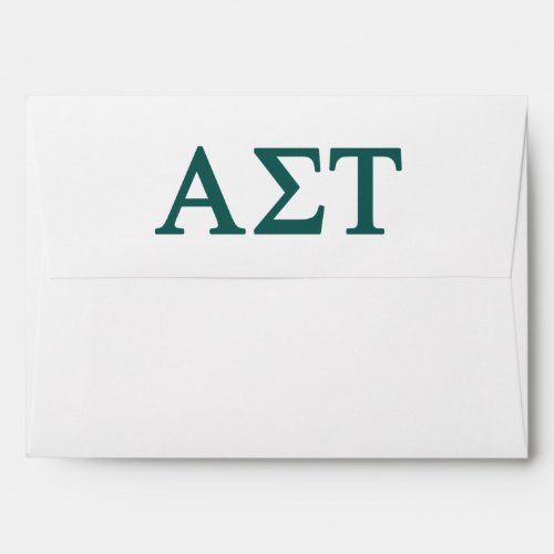 Alpha Sigma Tau Lil Big Logo Envelope