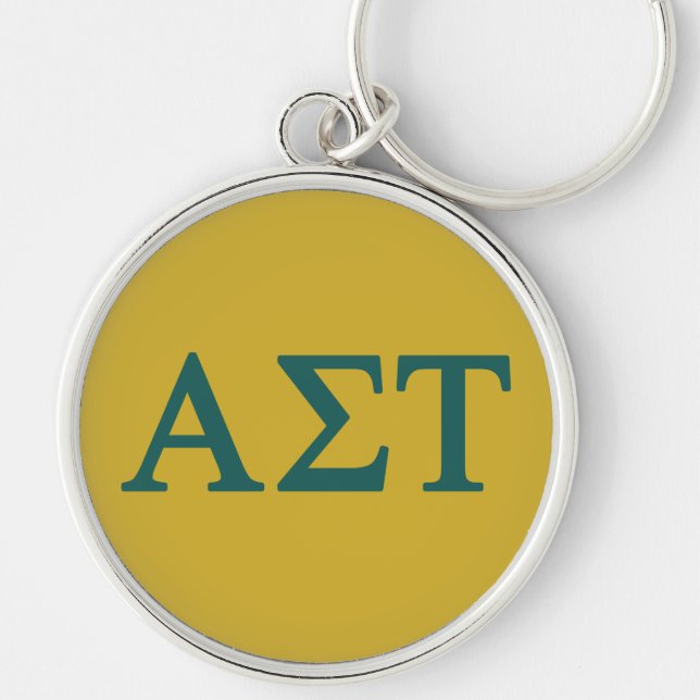 Alpha Sigma Tau Lil Big Logo Keychain (Front)