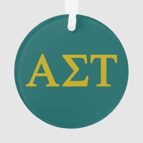 Alpha Sigma Tau Lil Big Logo Ornament