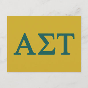 Alpha Sigma Tau Lil Big Logo Postcard