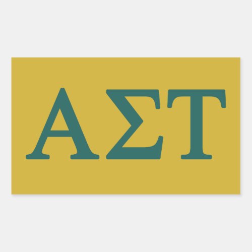 Alpha Sigma Tau Lil Big Logo Rectangular Sticker