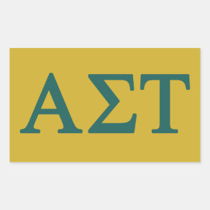 Alpha Sigma Tau Lil Big Logo Rectangular Sticker