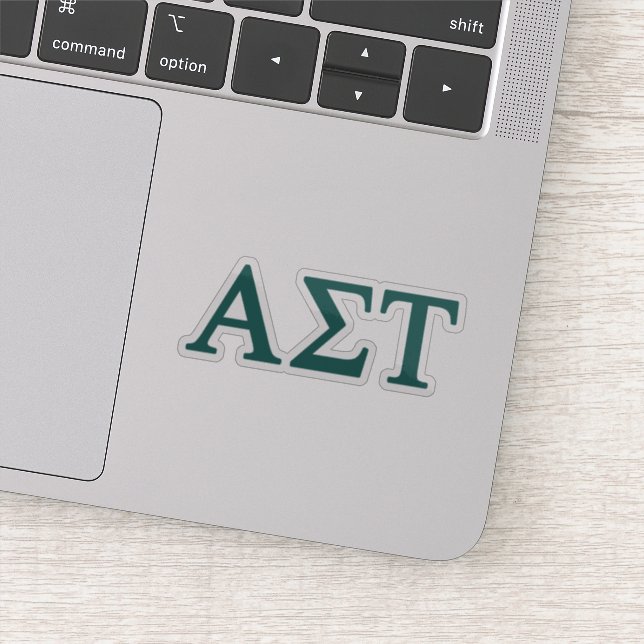Alpha Sigma Tau Lil Big Logo Sticker (Detail)