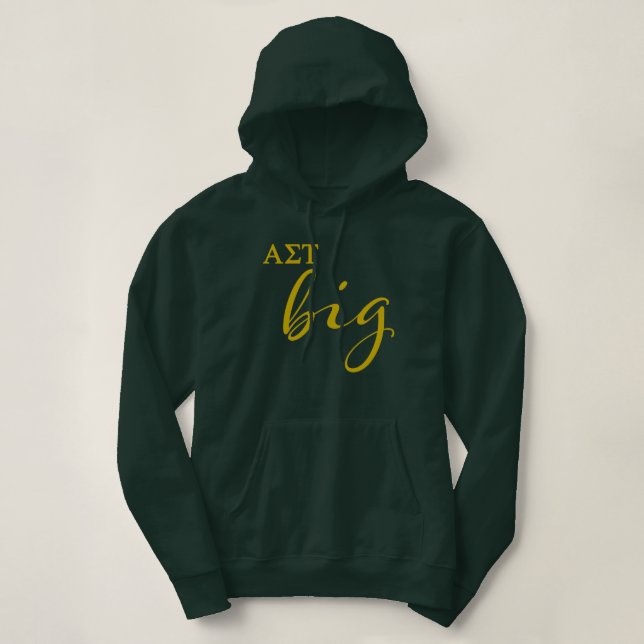 Alpha Sigma Tau Lil Script Hoodie (Design Front)