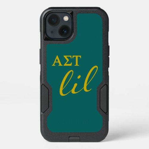 Alpha Sigma Tau Lil Script iPhone 13 Case