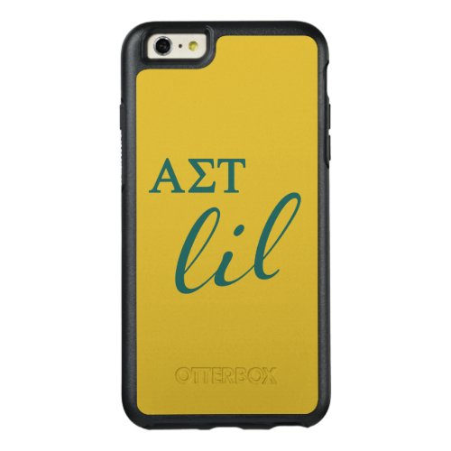 Alpha Sigma Tau Lil Script OtterBox iPhone 66s Plus Case