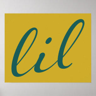 Alpha Sigma Tau Lil Script Poster