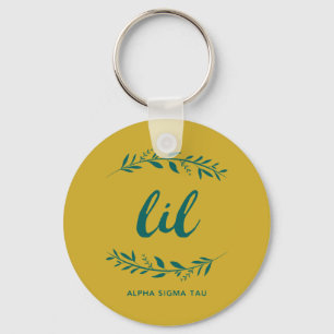 Alpha Sigma Tau Lil Wreath Keychain