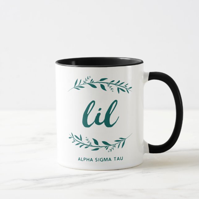 Alpha Sigma Tau Lil Wreath Mug (Right)