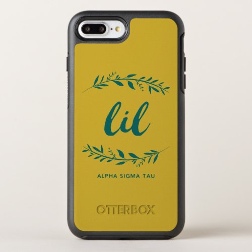 Alpha Sigma Tau Lil Wreath OtterBox Symmetry iPhone 8 Plus7 Plus Case