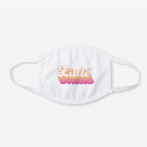 Alpha Sigma Tau  Little White Cotton Face Mask