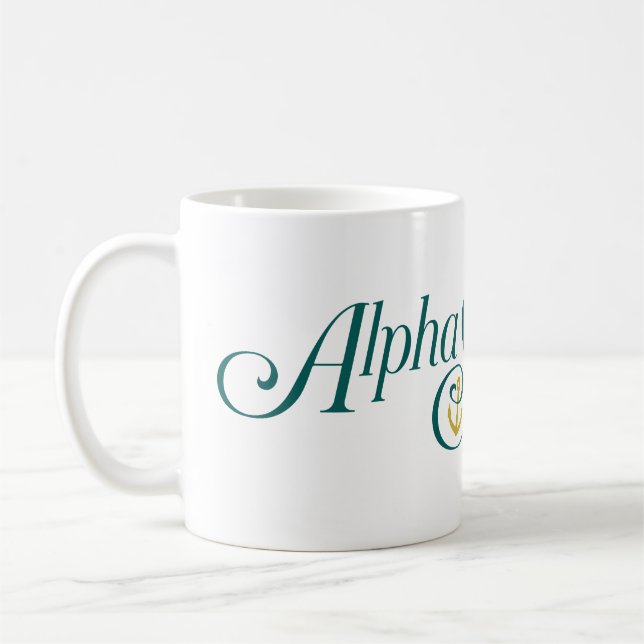 Alpha Sigma Tau Logo 2 Coffee Mug (Left)