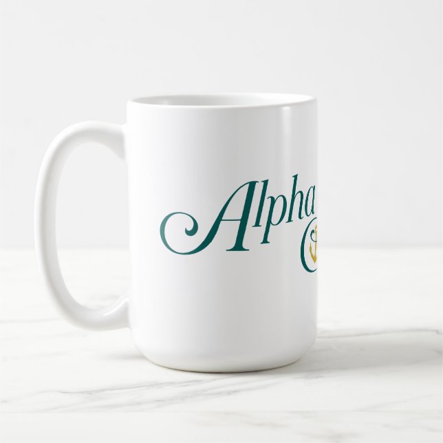 Alpha Sigma Tau Logo 2 Coffee Mug (Left)