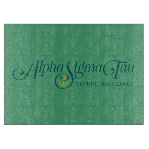 Alpha Sigma Tau Logo 2 Cutting Board
